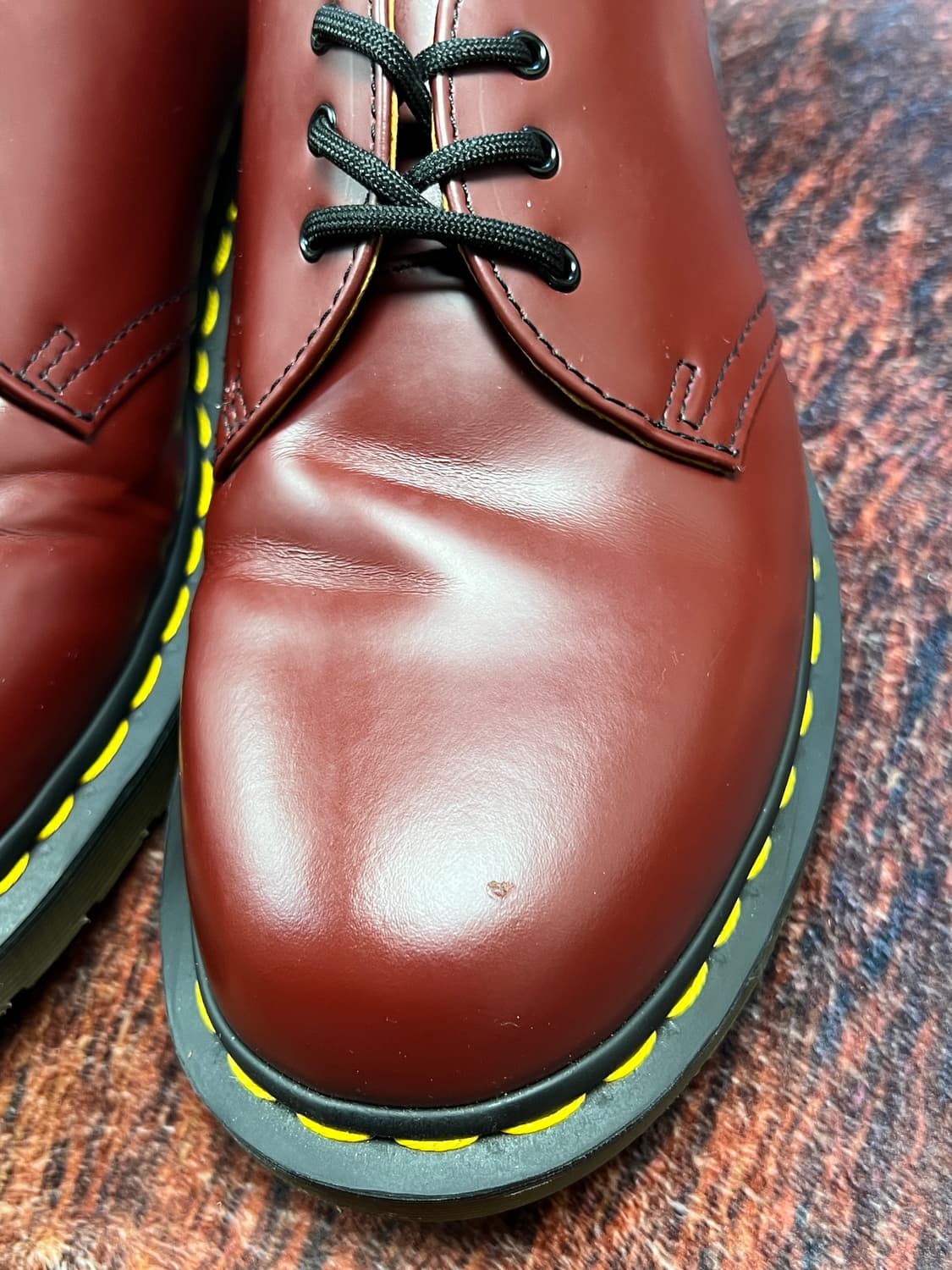 [250] 닥터마틴 1461 3홀 로퍼 스무스 체리레드 상품이미지7