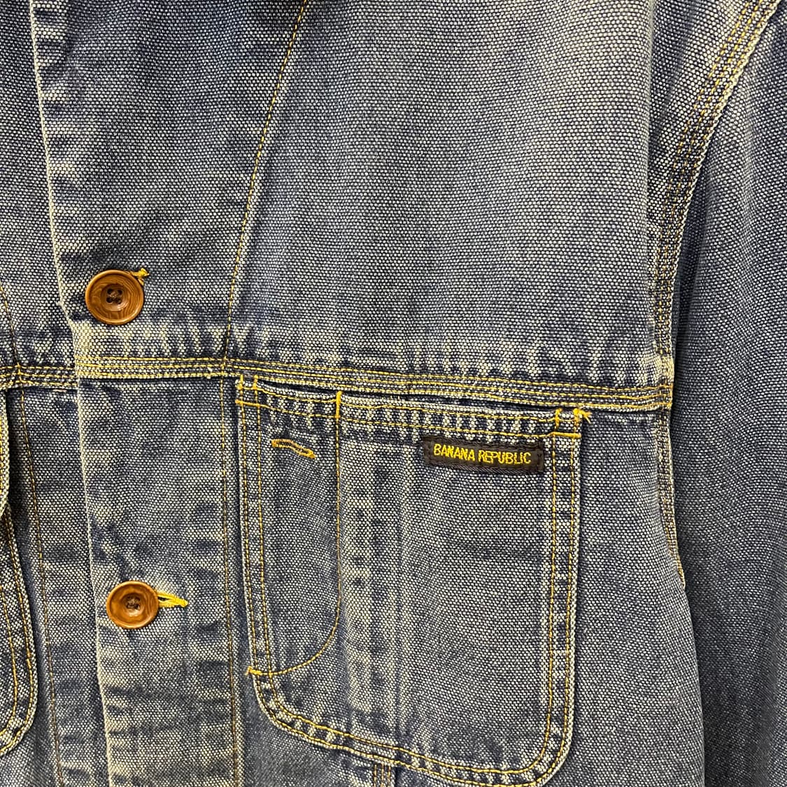 90's 바나나 리퍼블릭 데님워크자켓 상품이미지4