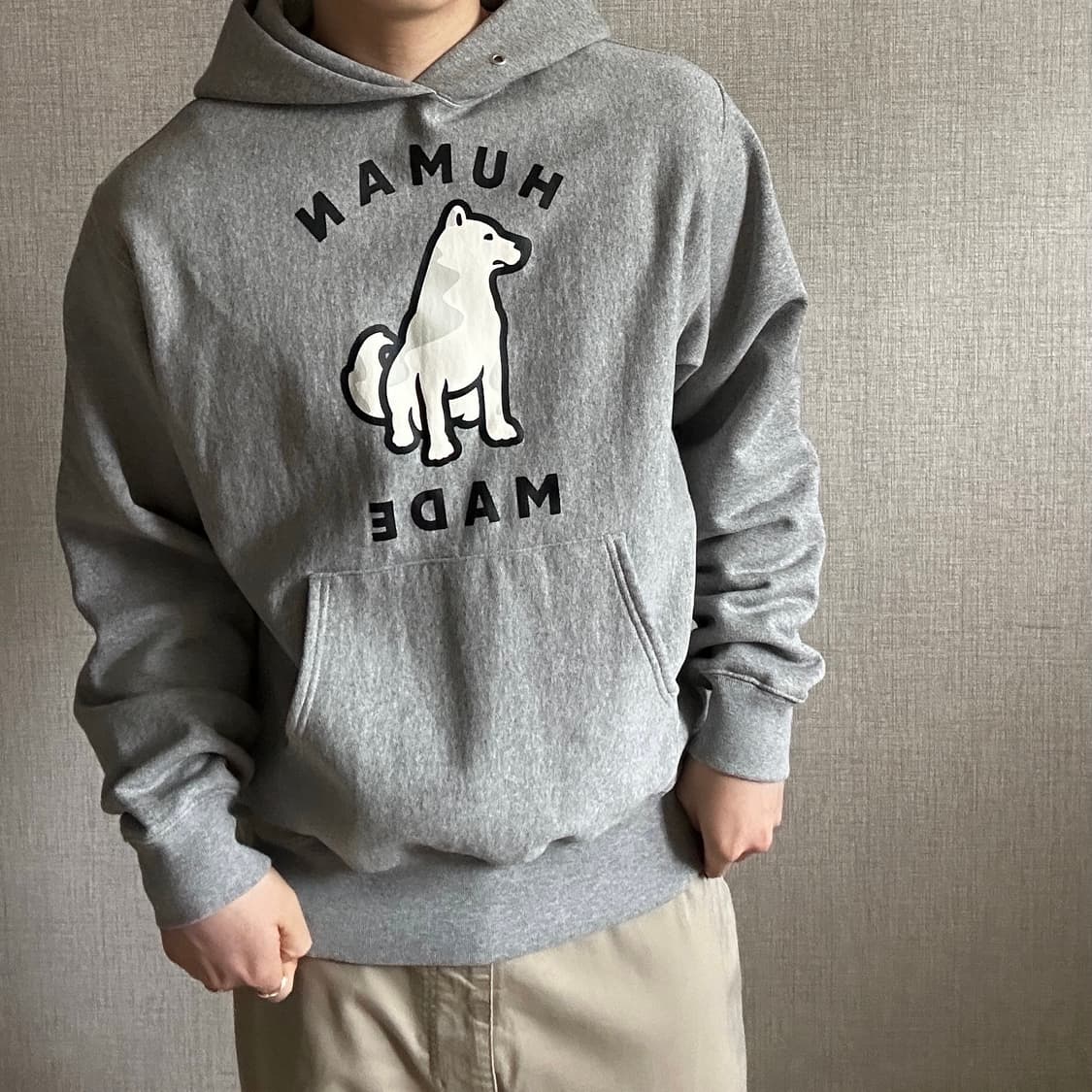 Human Made 휴먼 메이드 웍스아웃 진돗개 후드 상품이미지3