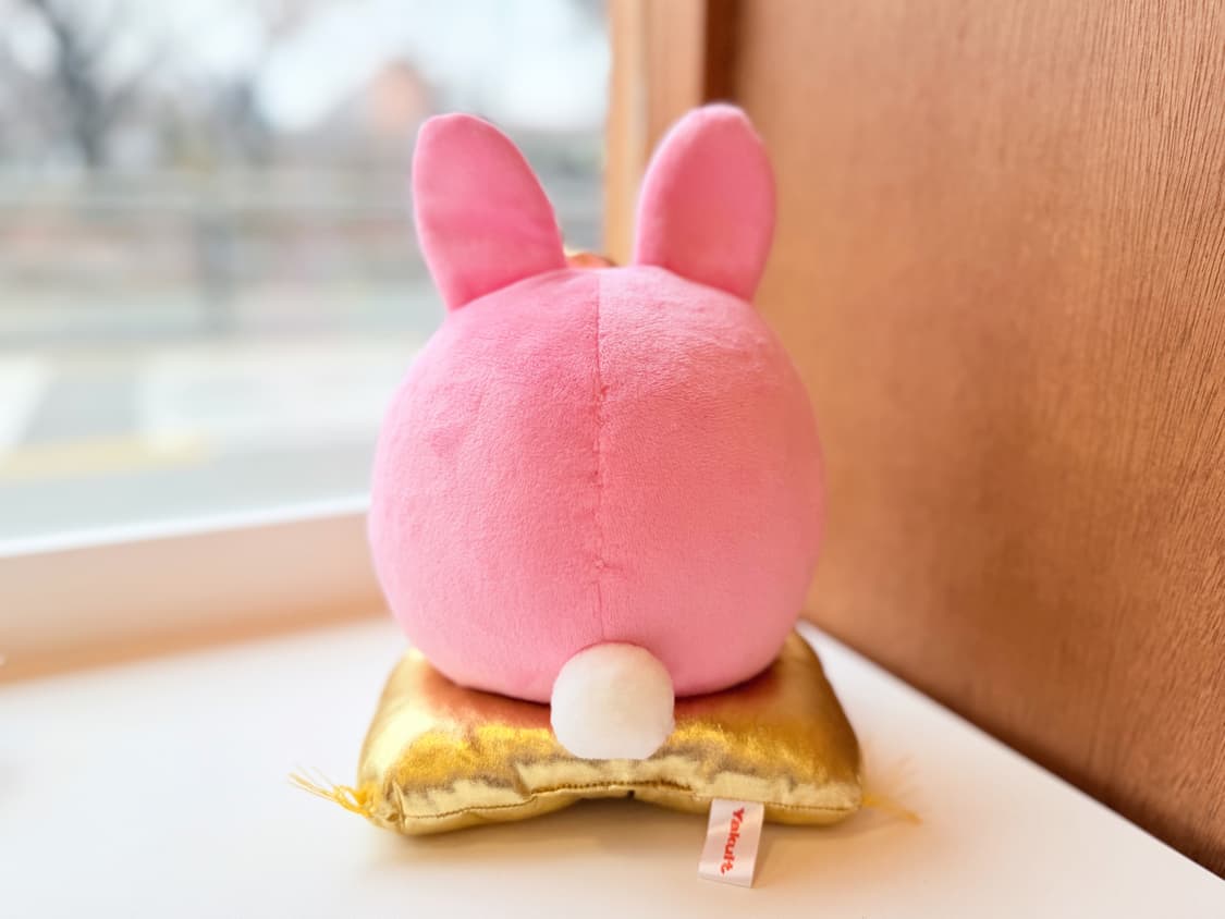 일본 야쿠르트x 산리오 콜라보 우사기 헬로키티 다루마 봉제 인형 상품이미지6