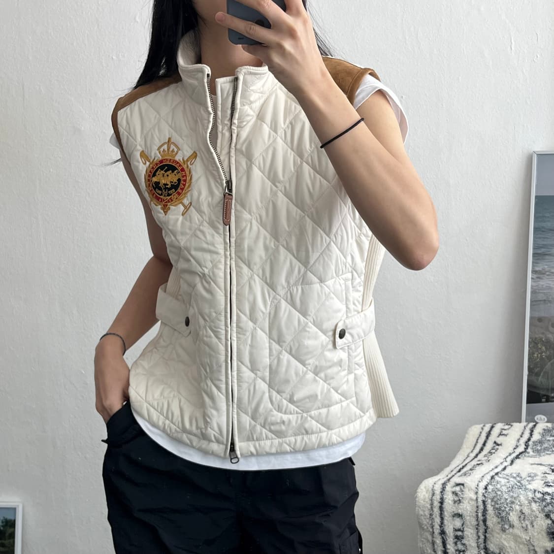 XL) 폴로패딩조끼 퀄팅패딩조끼 A0659 상품이미지1