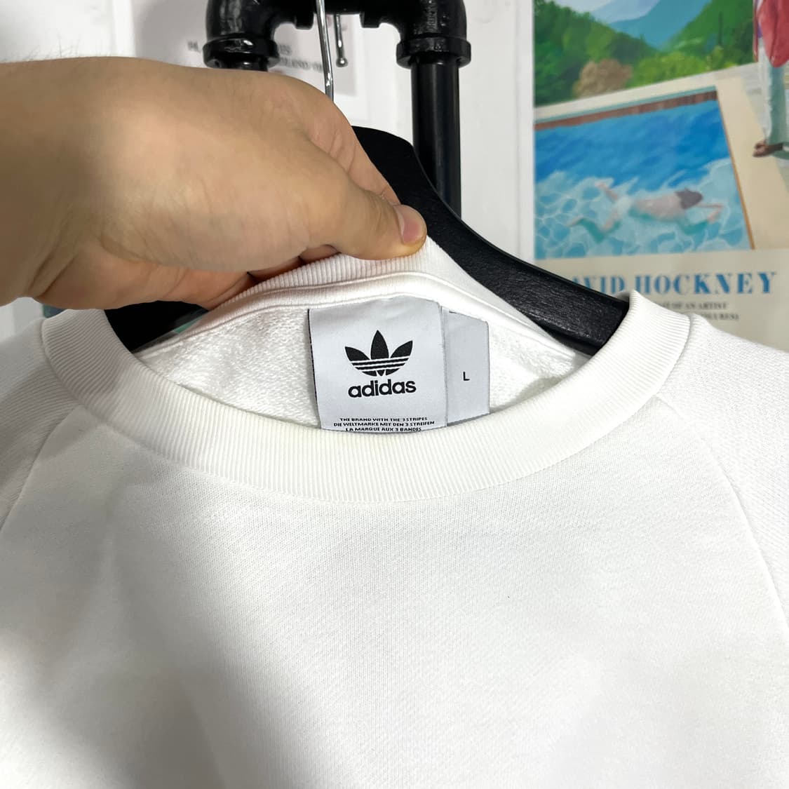 아디다스 빅프린팅 맨투맨 상품이미지5
