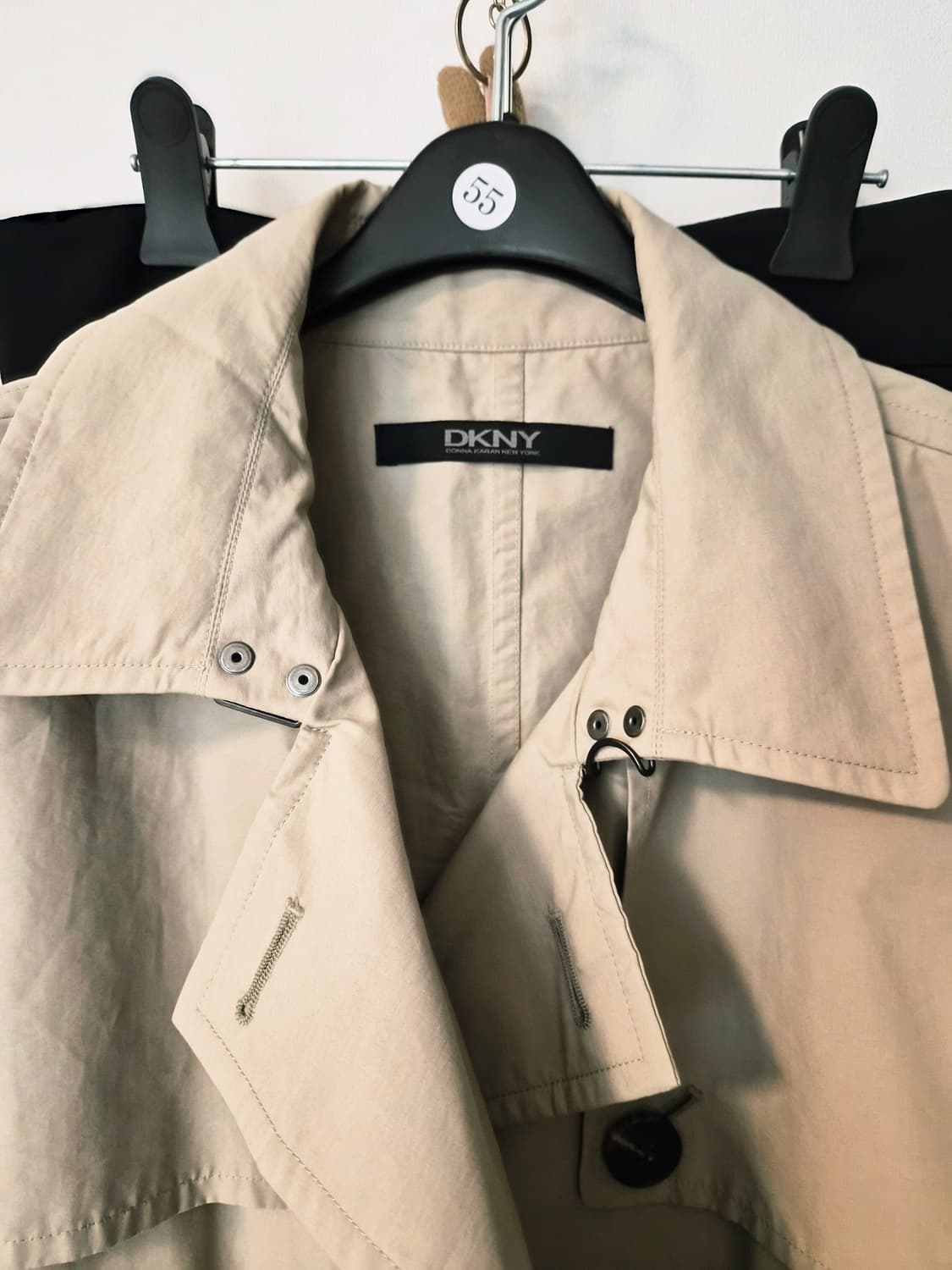 정품 DKNY 더블 버튼 트렌치코트 (베이지/상태최상) 상품이미지7