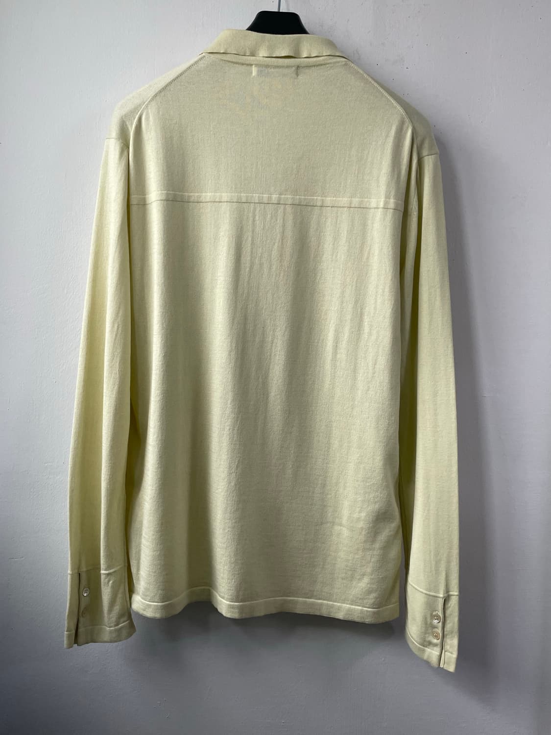 라벨아카이브 soft knitted shirt 라이트그린(2사리즈) 새상 상품이미지7