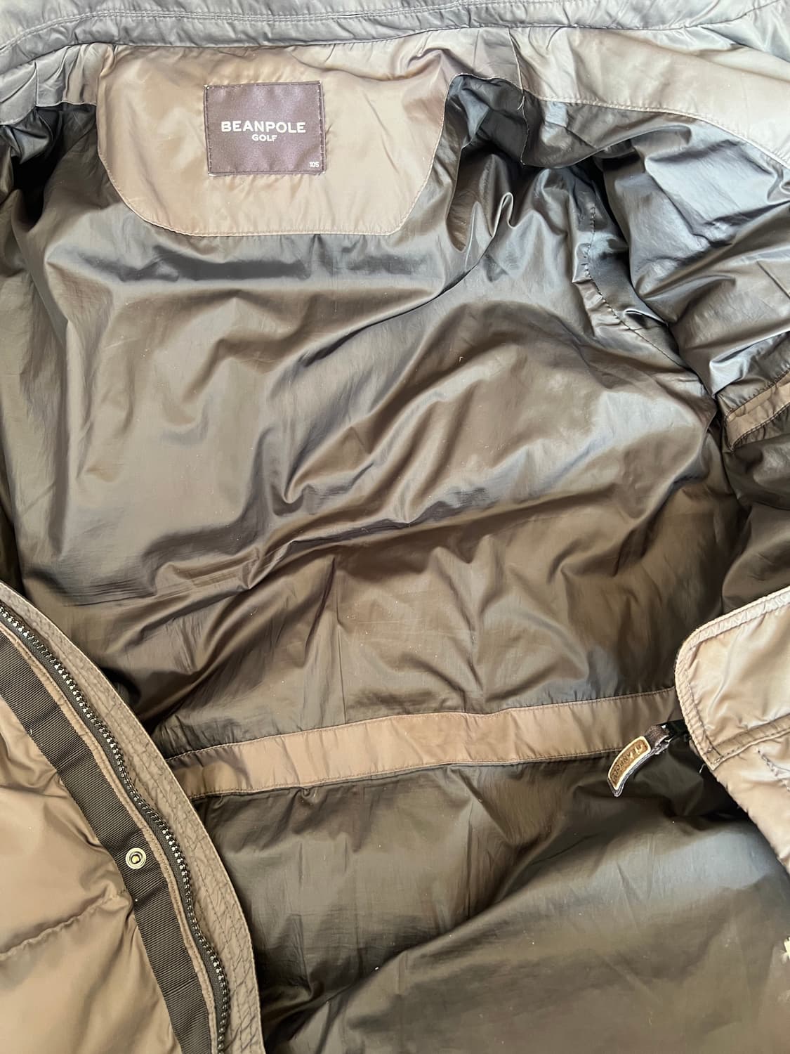 빈폴골프 남성 브라운 다운패딩점퍼 간절기점퍼 상품이미지6