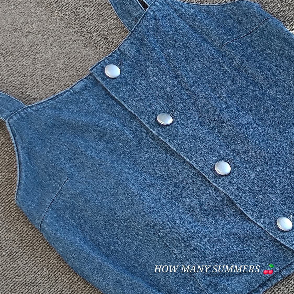 Global Work 데님 슬리브리스  상품이미지5