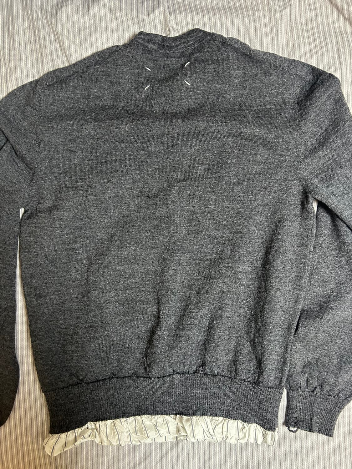 [L] margiela distressed layerd knit 상품이미지2
