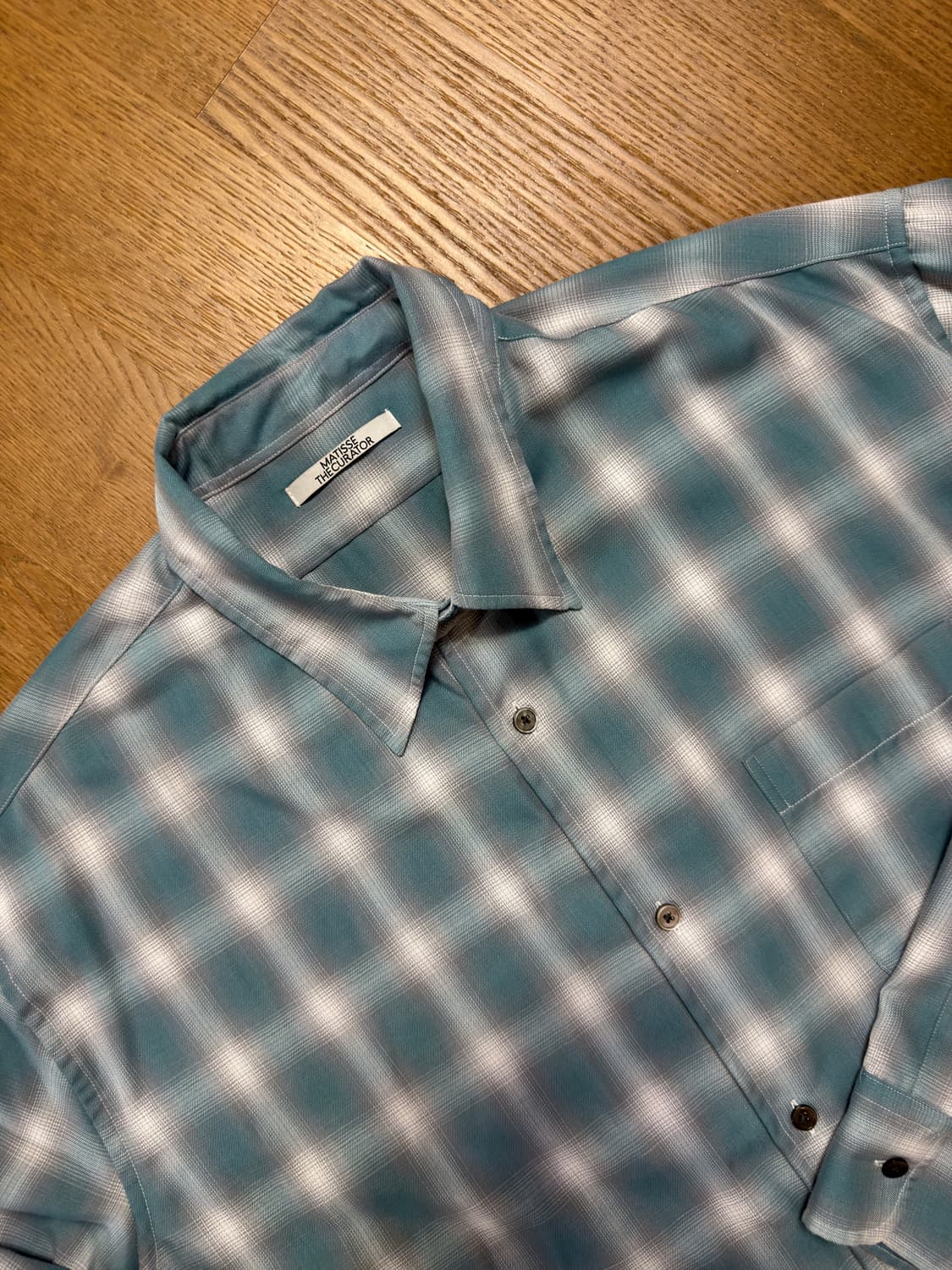 마티스 더 큐레이터 체크 옴브레셔츠 2사이즈 상품이미지1