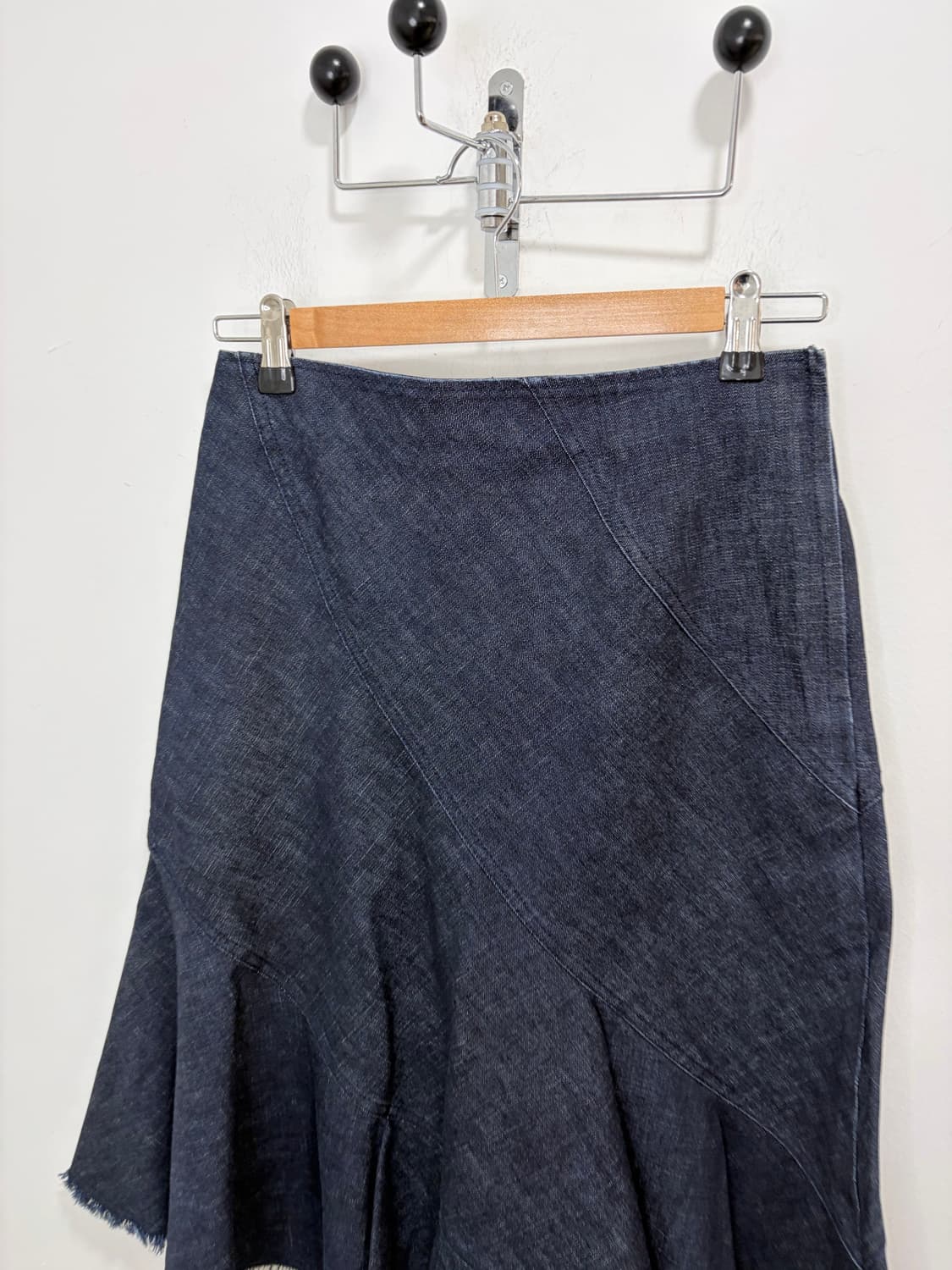 사선 데님 스커트 치마 상품이미지7