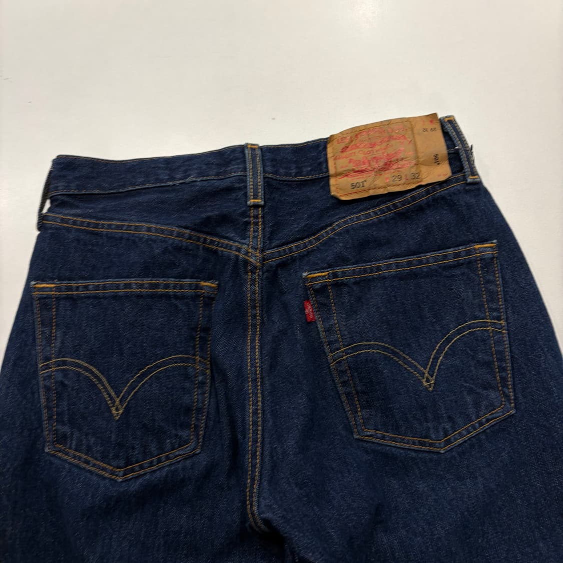 [29x32] 리바이스 501 오리지널 데님진 팬츠 청바지 D748 상품이미지3