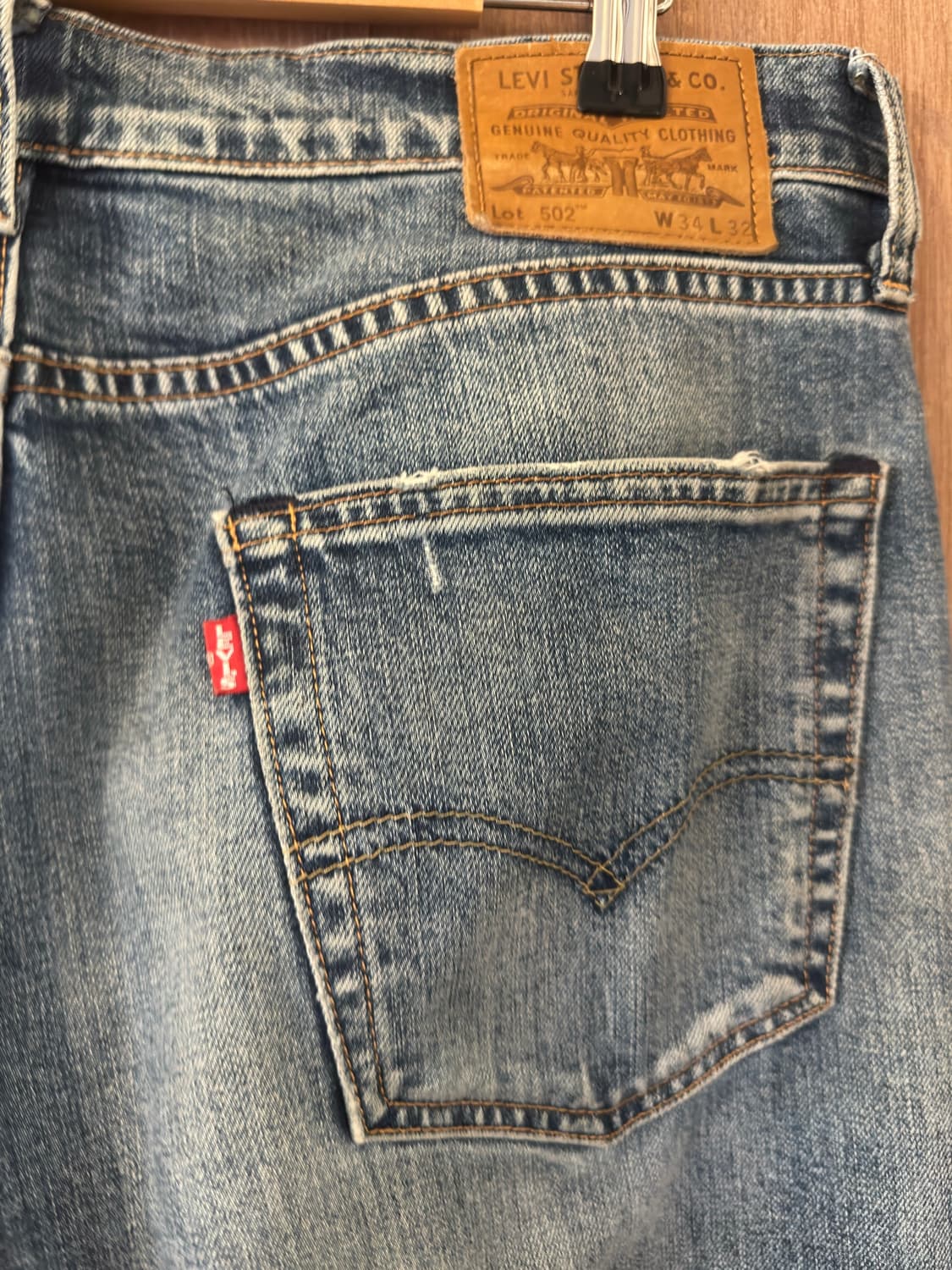 Levi’s 502 셀비지 빅E 데님 팬츠 상품이미지5