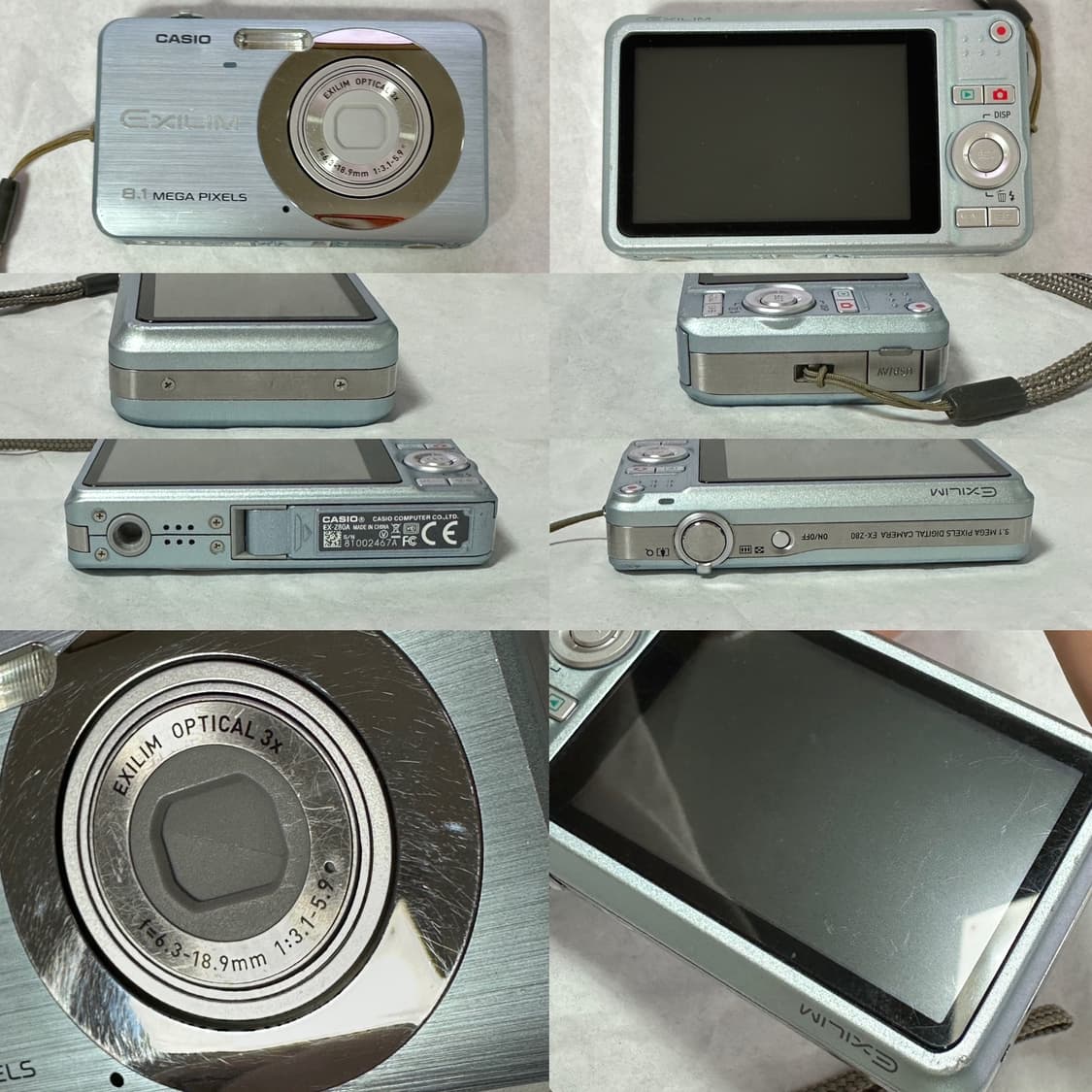 츄 토모토모 유인디카 🪽카시오 엑슬림 EX-Z80 (하늘색) 상품이미지9