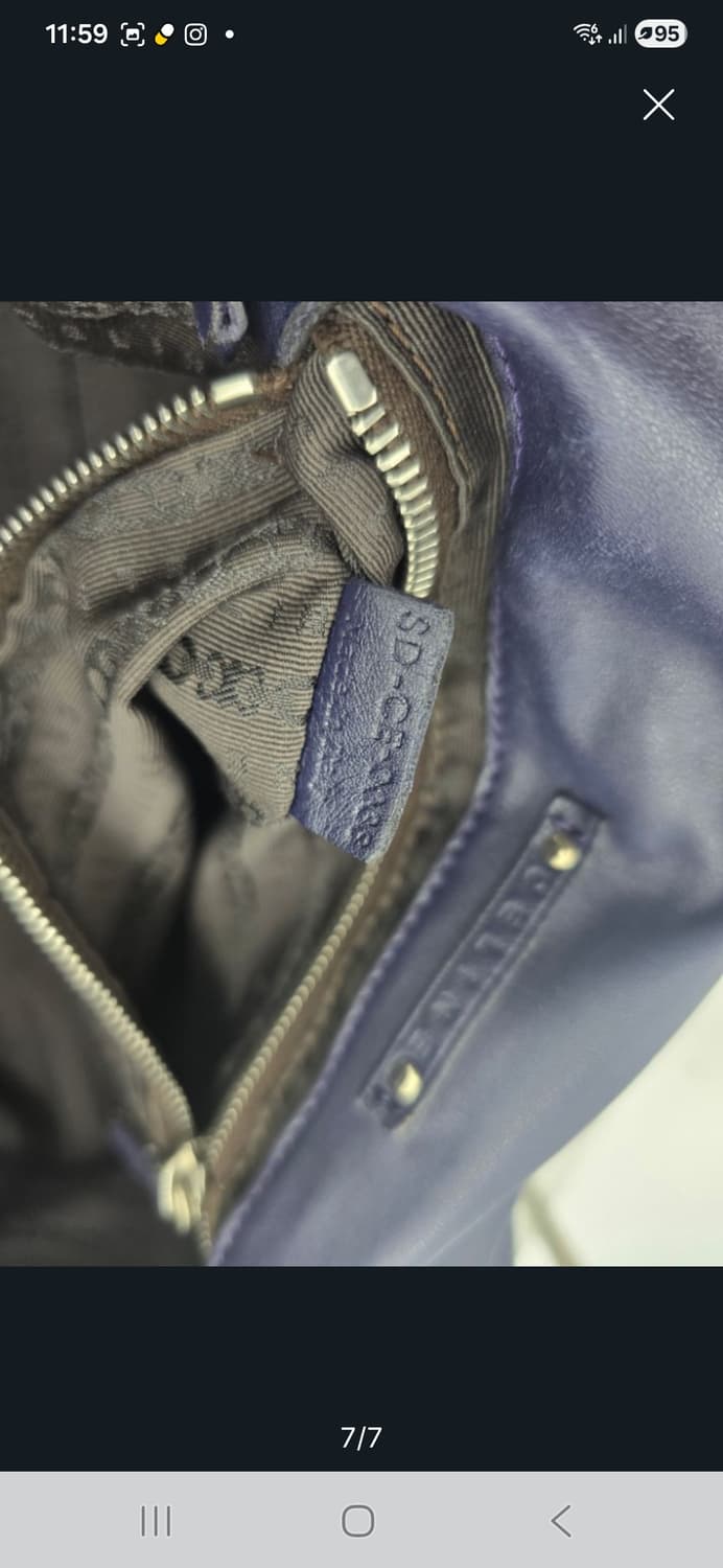 정품] 셀린느 빈티지 레더백 상품이미지7