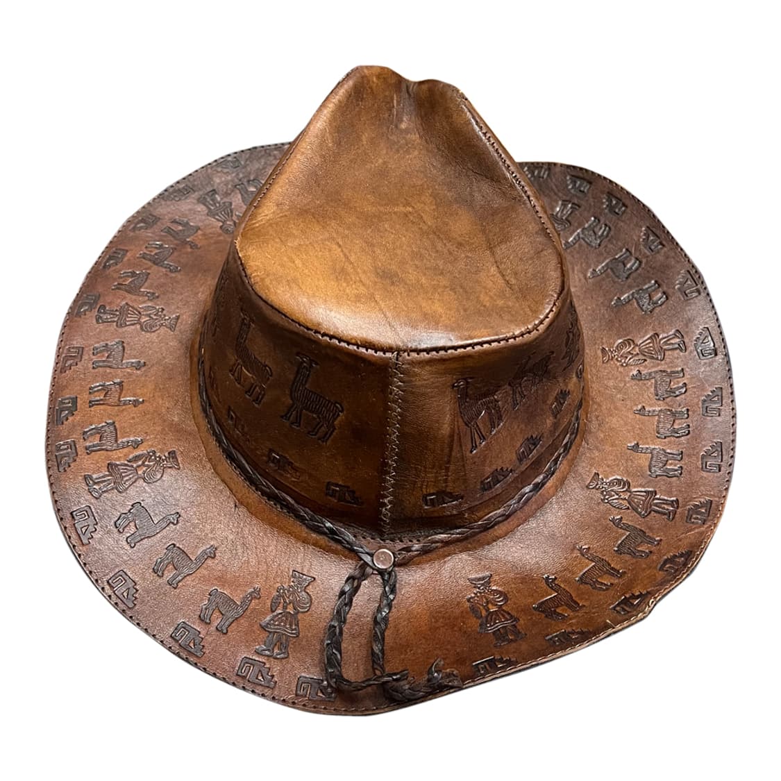 페루 레더 웨스턴 카우보이 모자 상품이미지2