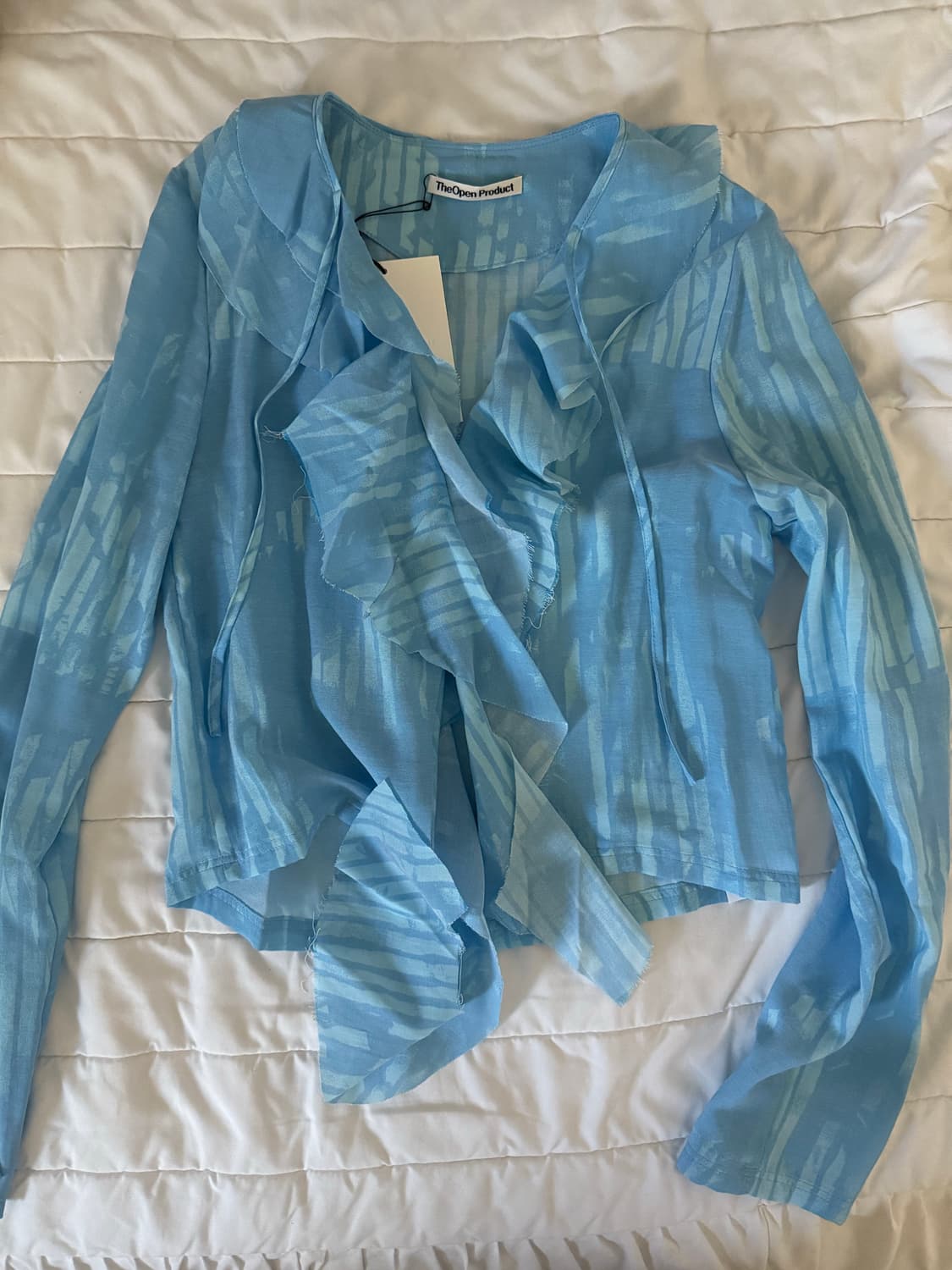 Open yy 오픈와이와이 블라우스 새상품 2사이즈 판매 상품이미지5