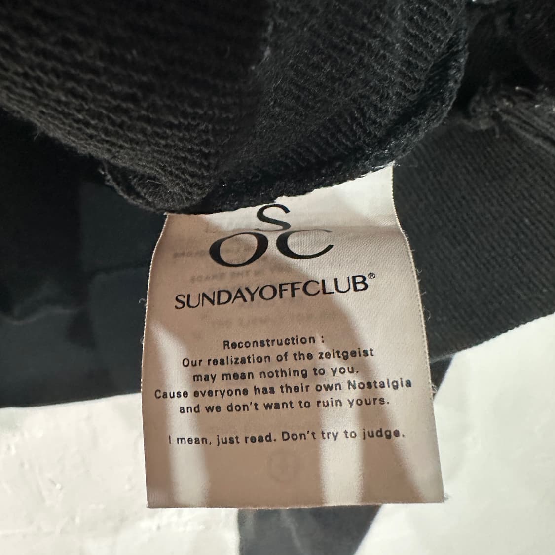 선데이오프클럽 맨투맨 XL 상품이미지4