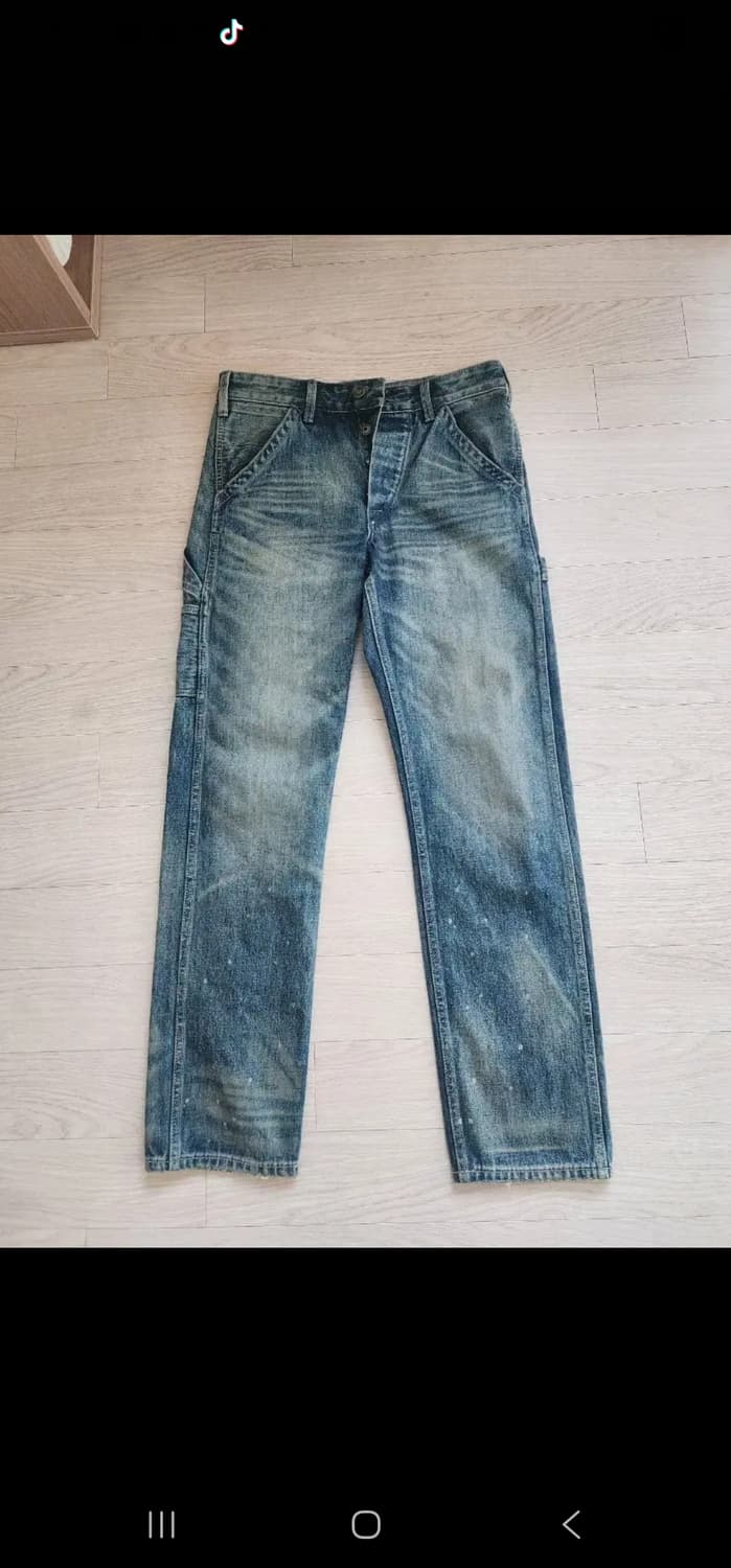 더블알엘 카펜터 데님 팬츠 새제품  상품이미지1