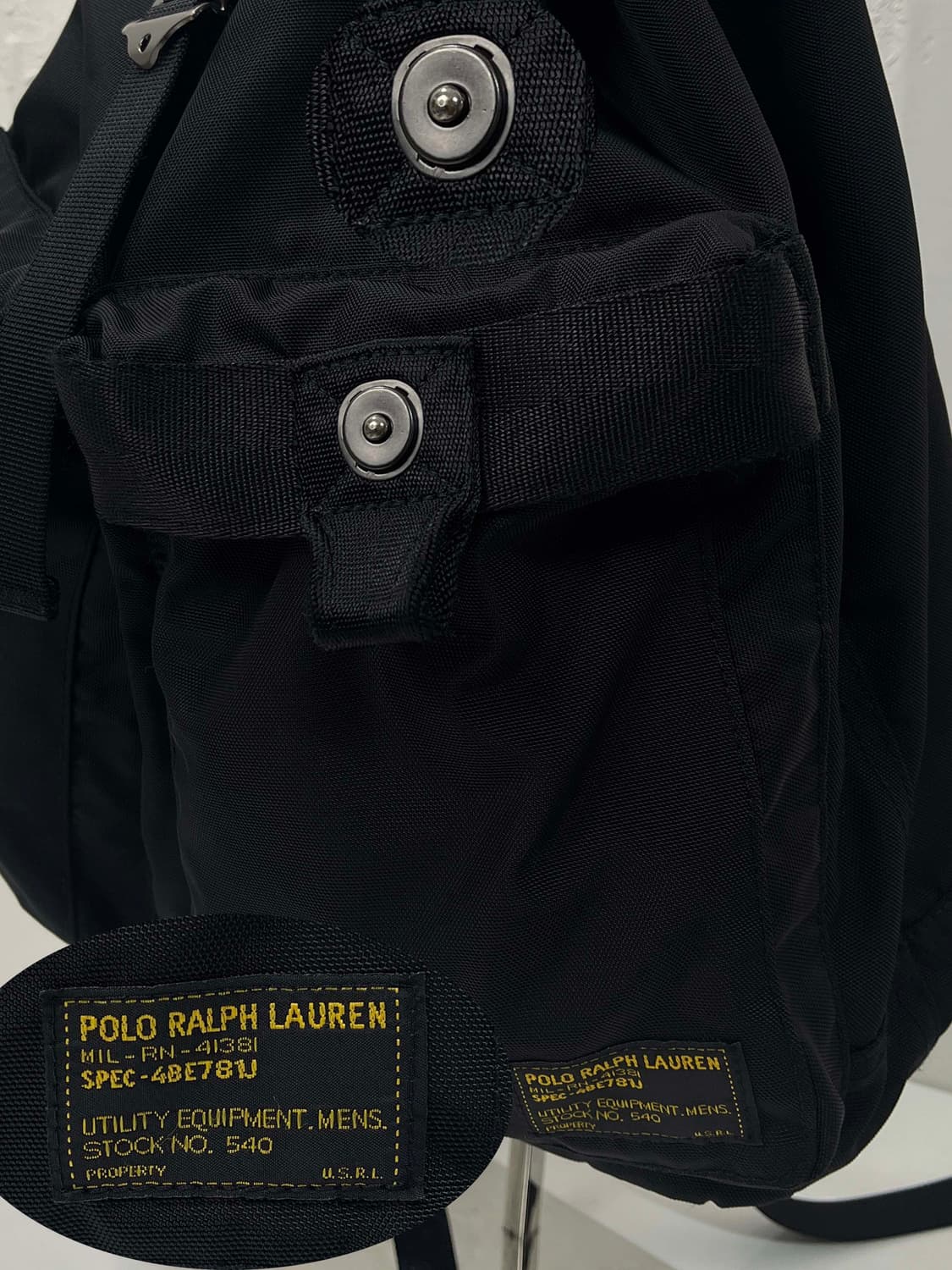 폴로 랄프로렌 유틸리티 이큅먼트 밀스펙 아카이브 나일론 백팩 상품이미지5