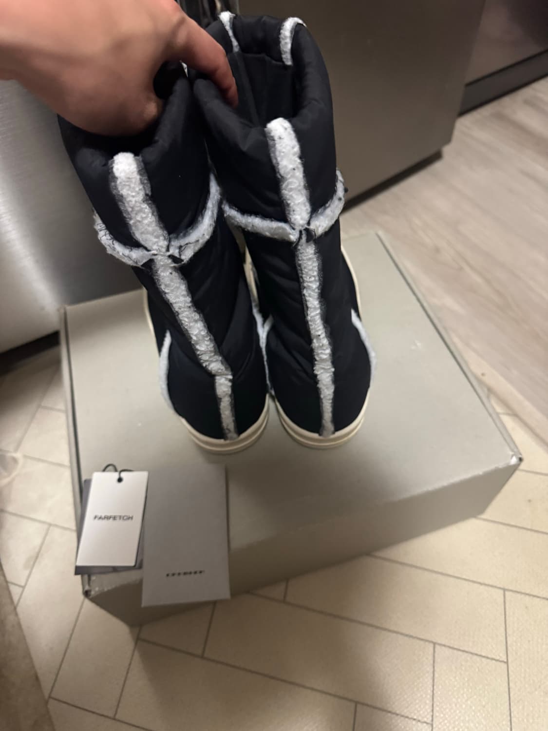 릭오웬스 다크쉐도우 푸퍼 스노우 부츠 상품이미지5