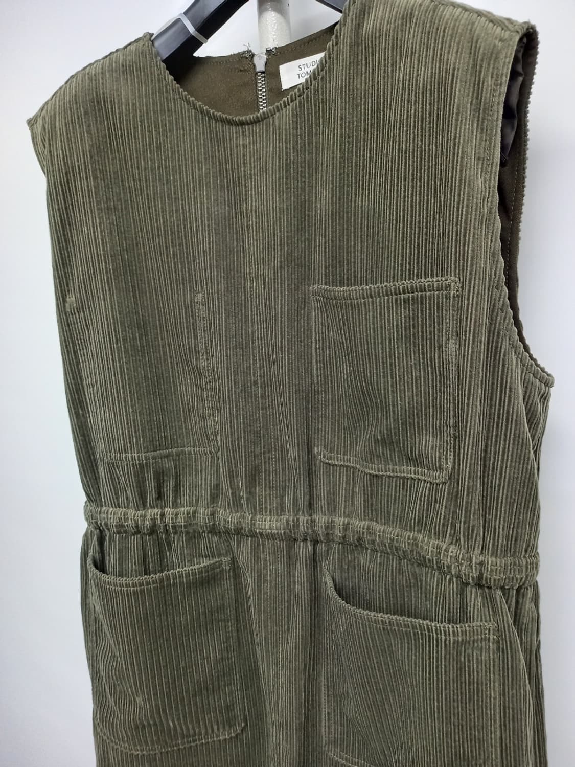 새 톰보이 춘추동 코듀로이 롱 원피스 겸 베스트 F 44-77 상품이미지5