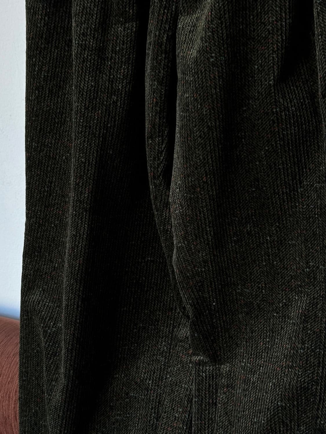 Cord design 2 tuck wide pants 상품이미지3