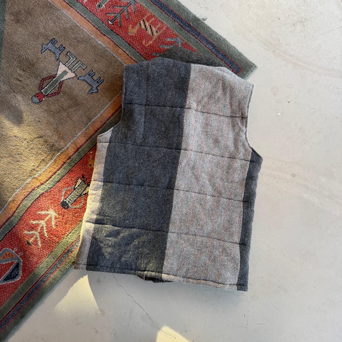 해리스 트위드 울 헤링본 베스트 상품이미지4