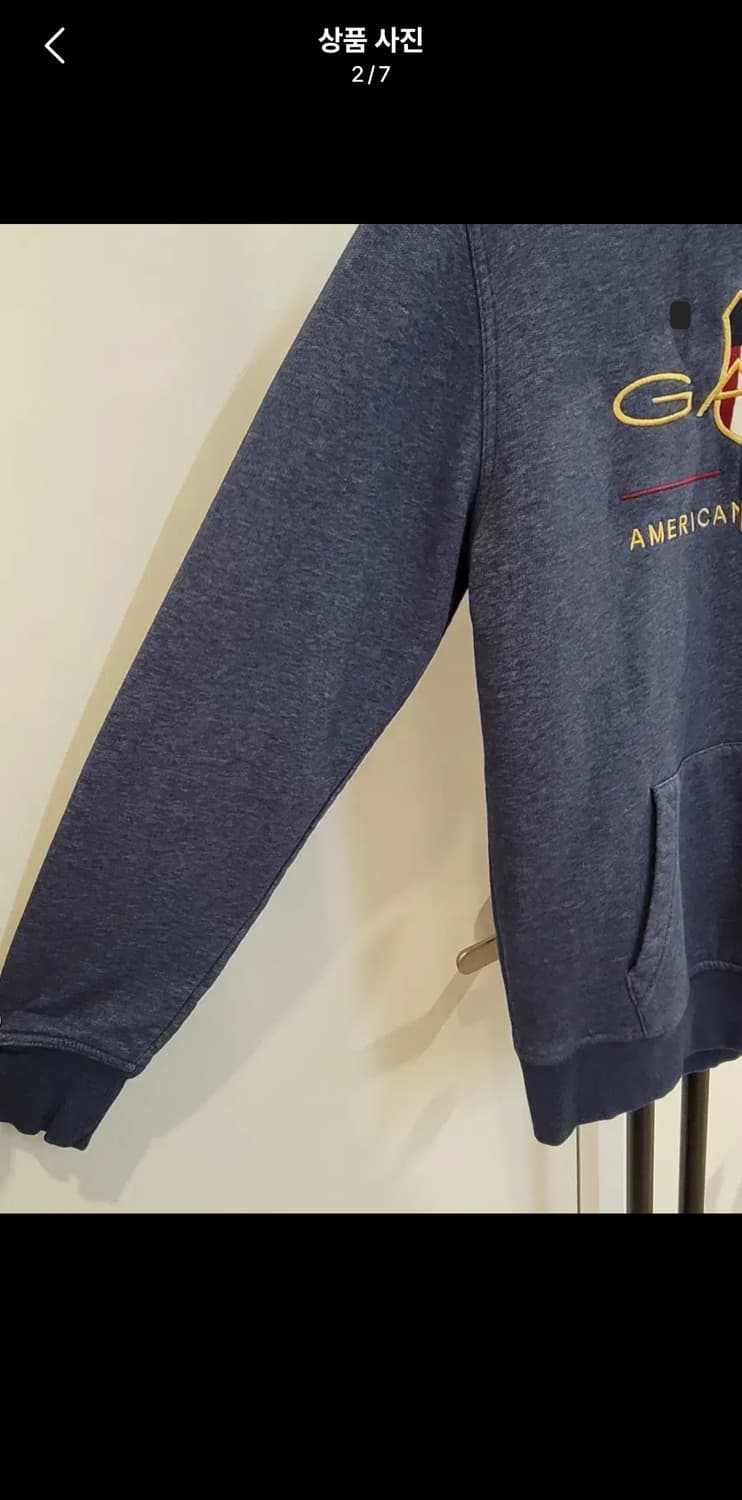 간트 GANT 기모 후드티 M사이즈 상품이미지2