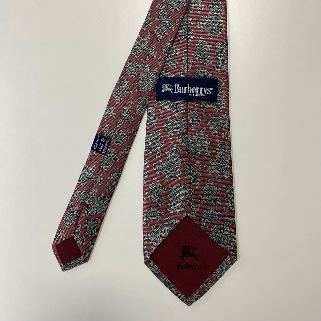 버버리 페이즐리 명품 정품 넥타이 (Burberry) 8.3cm 상품이미지3