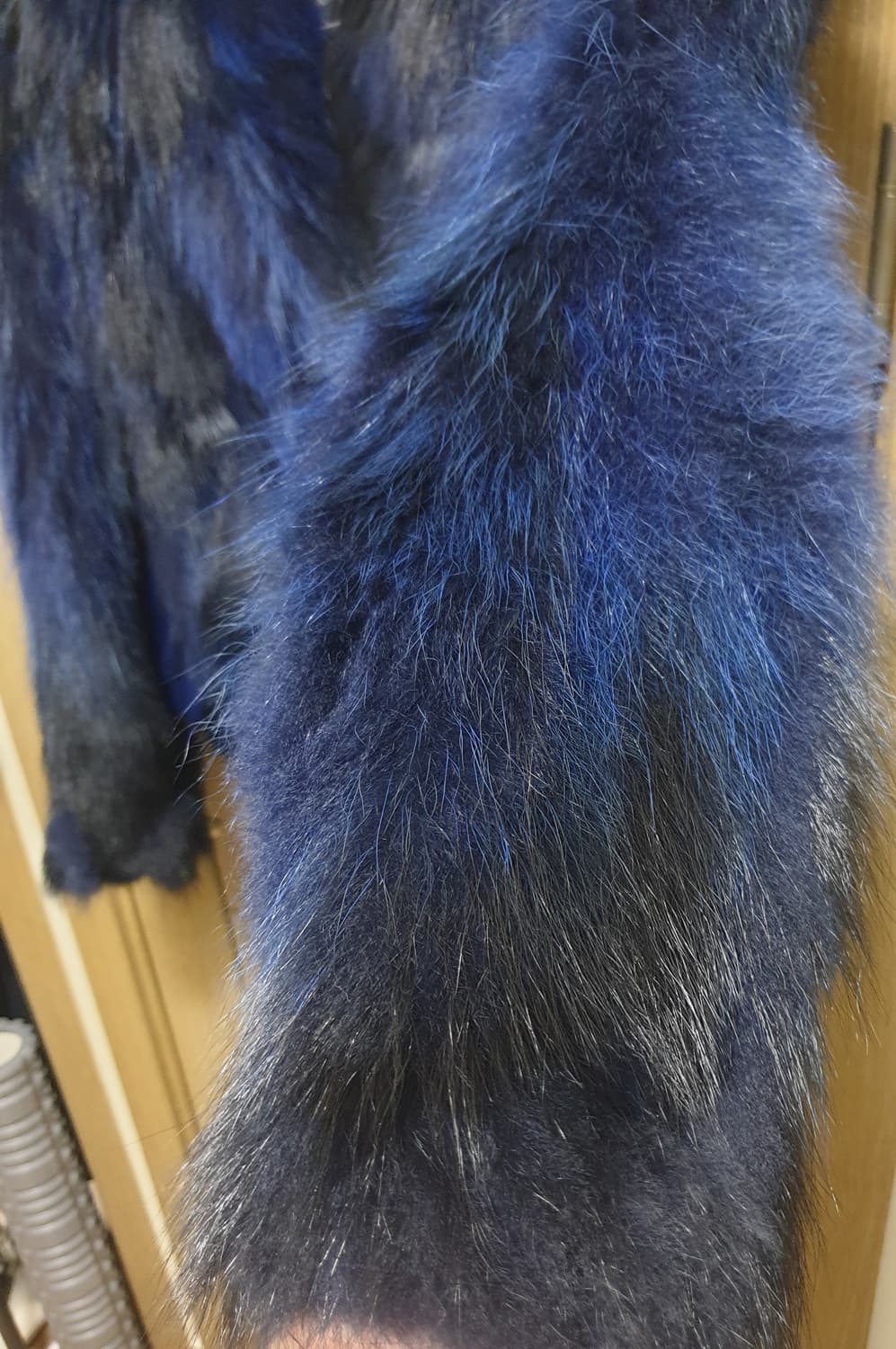 진도 끌레베 라쿤퍼 자켓 블루블랙(S) 상품이미지4