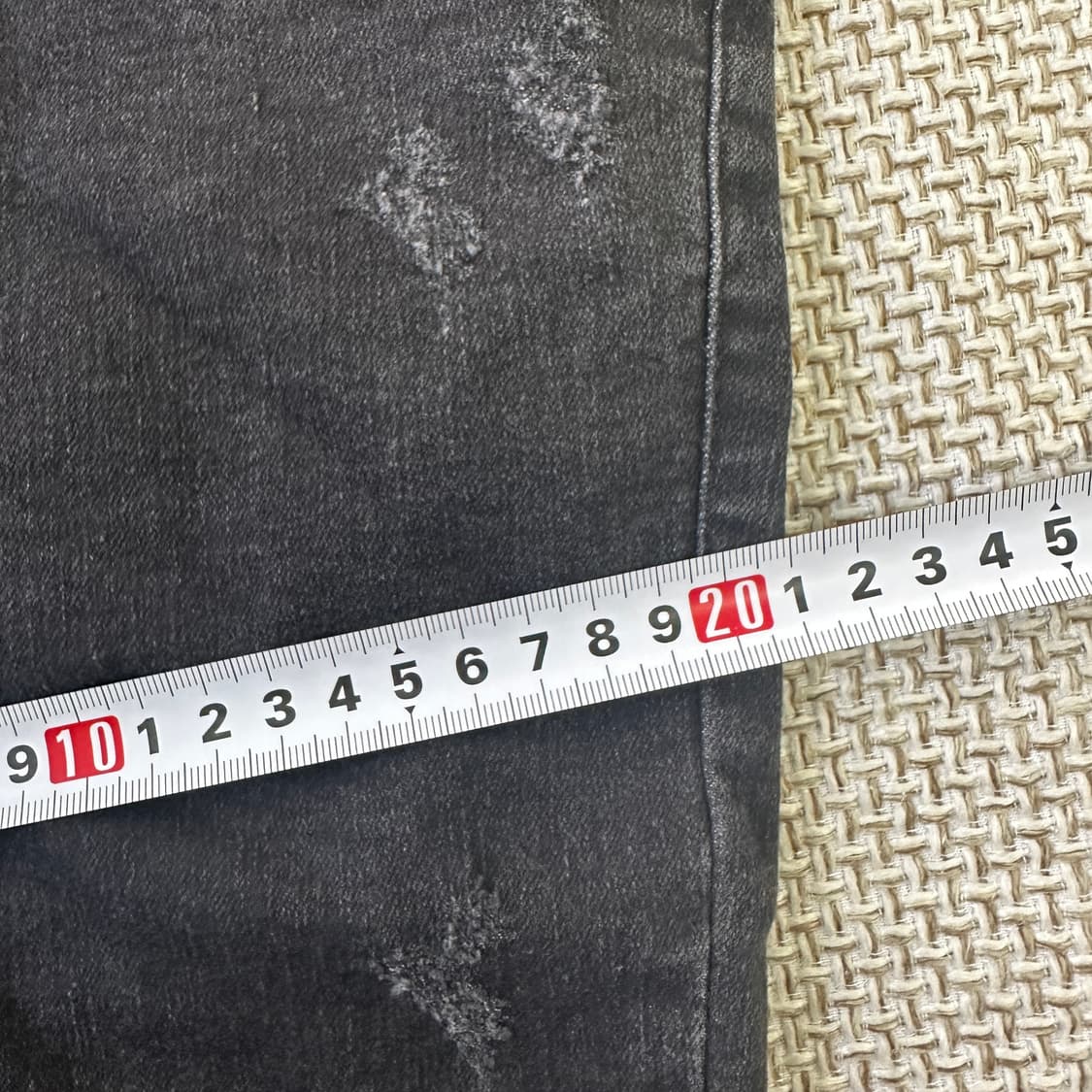 3 빈티지 5부 청 반바지 0423D 상품이미지7