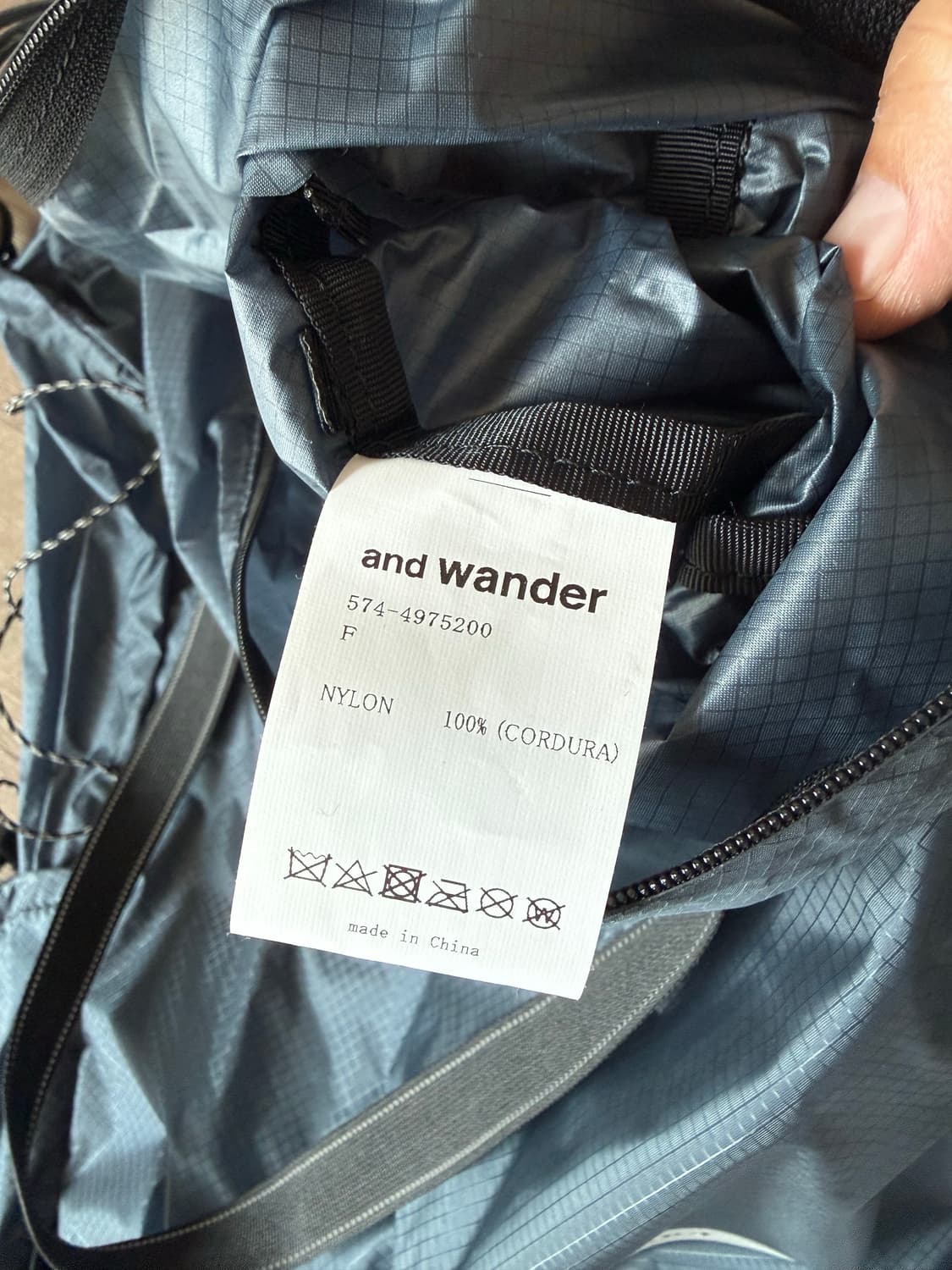 앤드원더 실토트백 토트백 네이비 상품이미지4