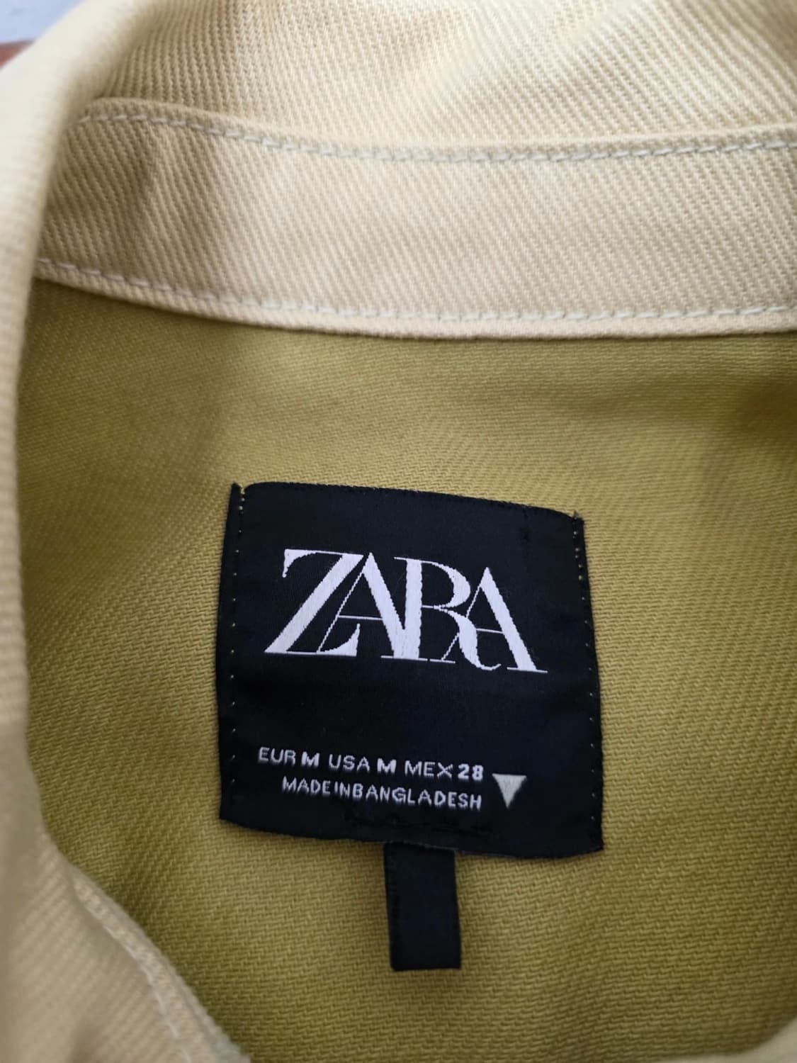 자라 패치워크 개버딘 재킷 M 상품이미지5