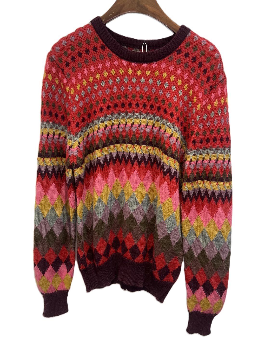 노르딕 패턴 니트 스웨터 상품이미지1