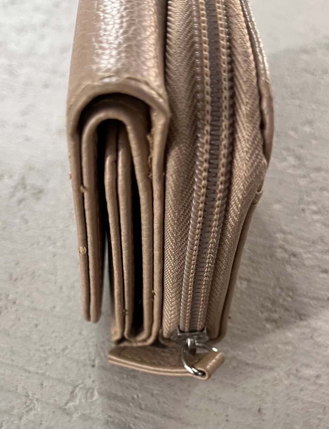 주카 Zucca 3단 반지갑 베이지 상품이미지3