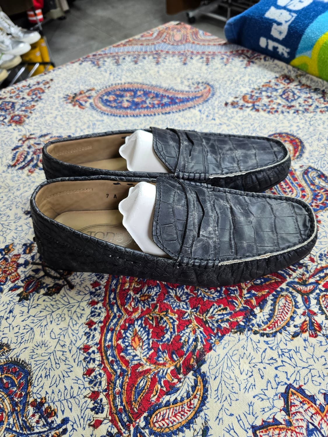 TOD'S 블랙 가죽 로퍼 7A (1613) 상품이미지2