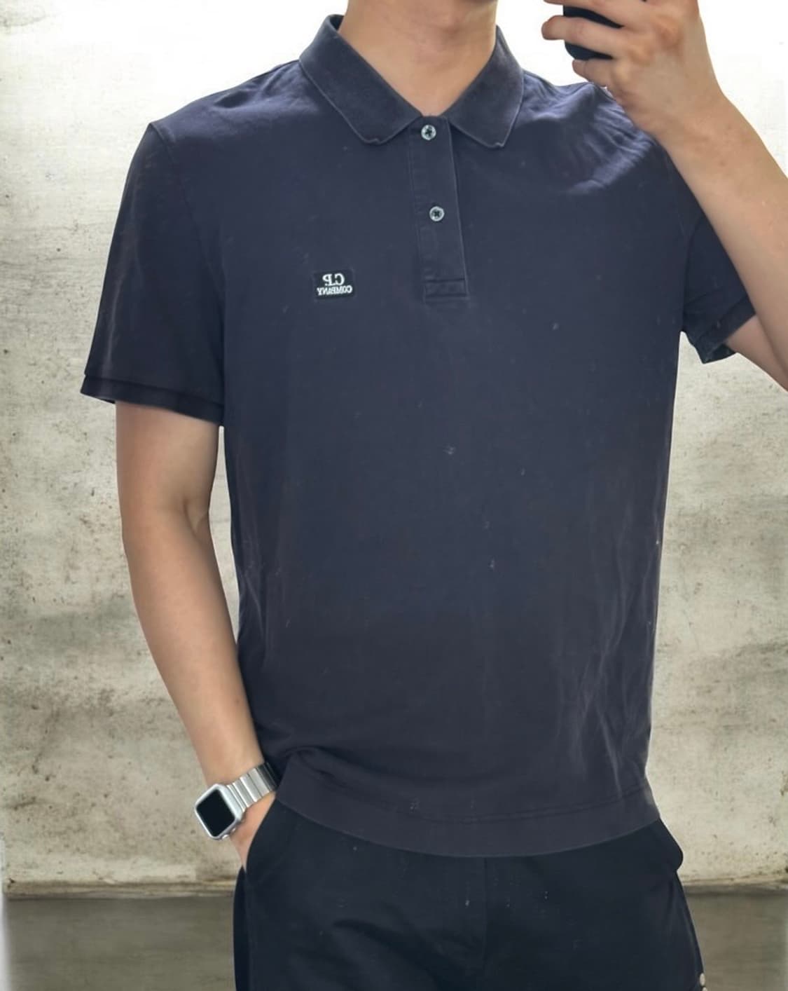 CP Company 슬림핏 카라 티셔츠 상품이미지2