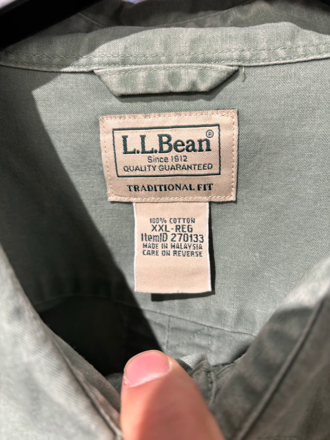 L.L bean 코튼 셔츠 상품이미지5