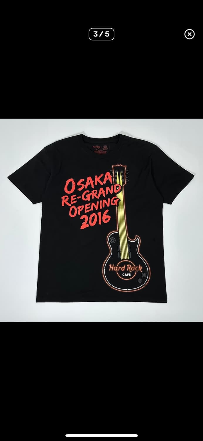 Hard rock cafe osaka 2016 tshirt 상품이미지1
