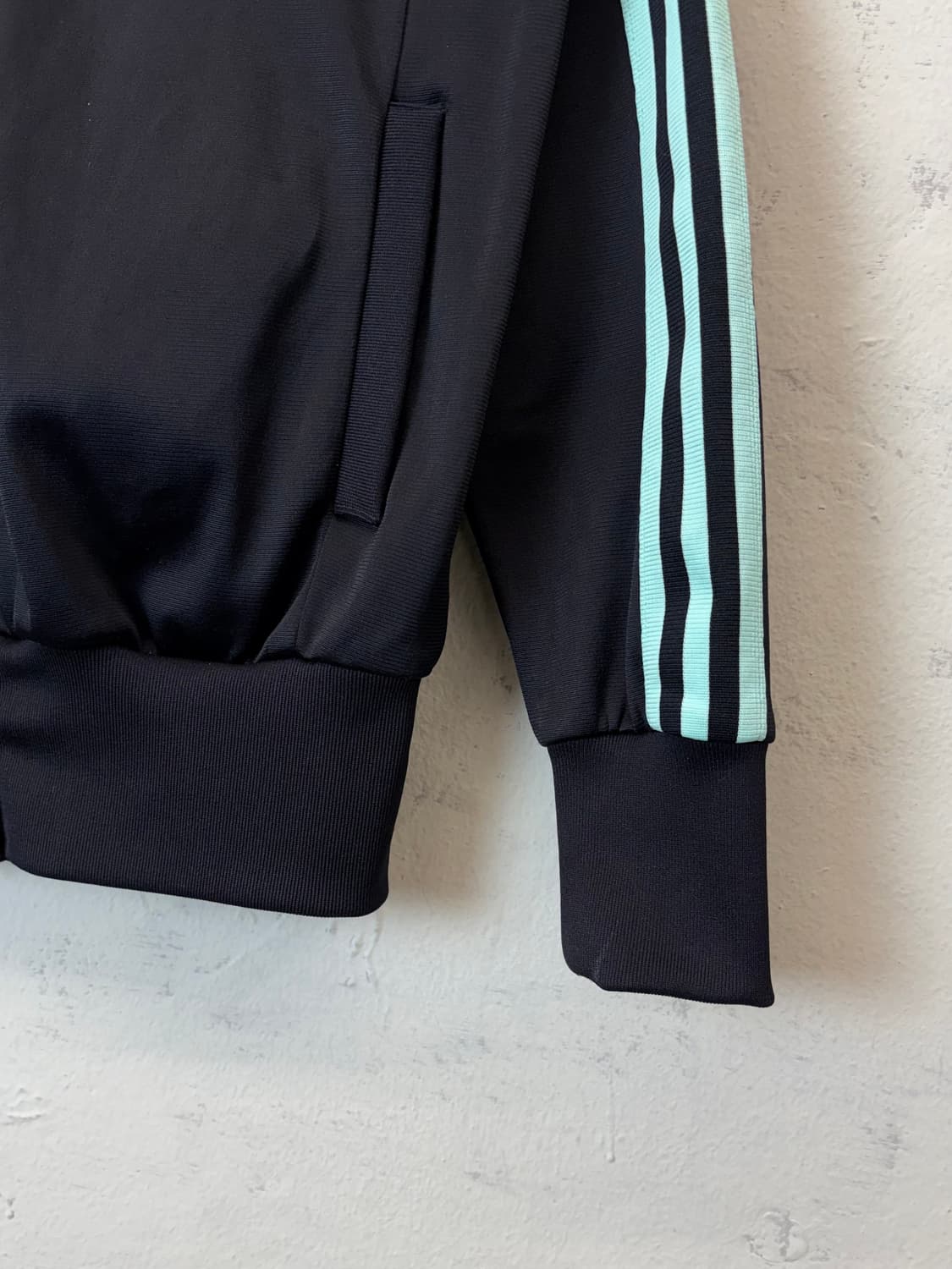 아디다스 빈티지 트레포일 민트 삼선 트랙탑 져지 상품이미지3