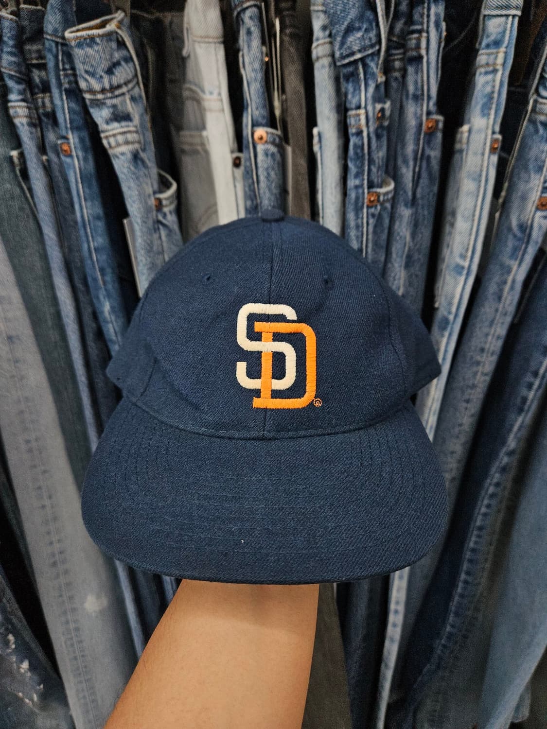 1990's Annco 샌디에고 파드라스 MLB 스냅백 모자 볼캡 상품이미지1