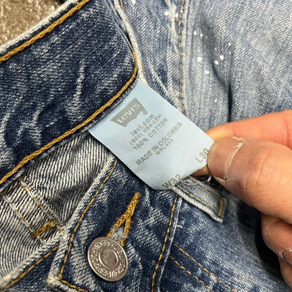 00s Levis501 커스텀 데님 팬츠 (31”) 상품이미지6