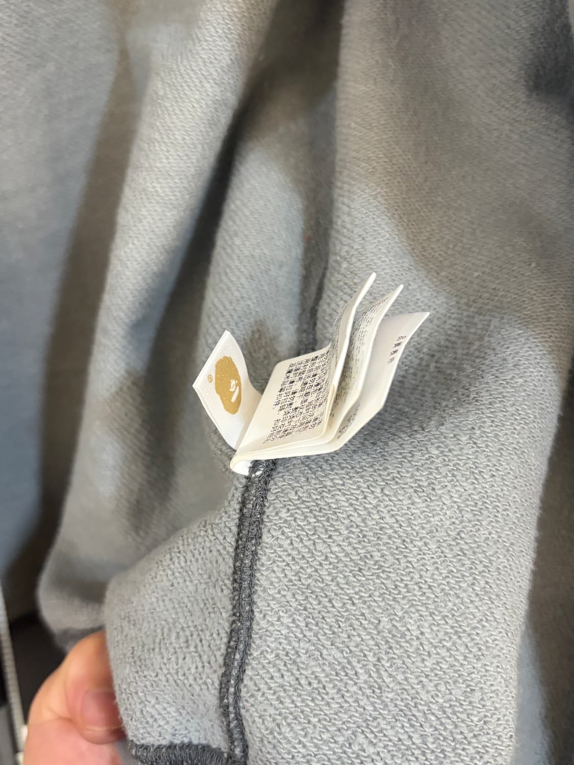 딱붙핏!! 베이프 흑계 샤크 후드 야광! 상품이미지9