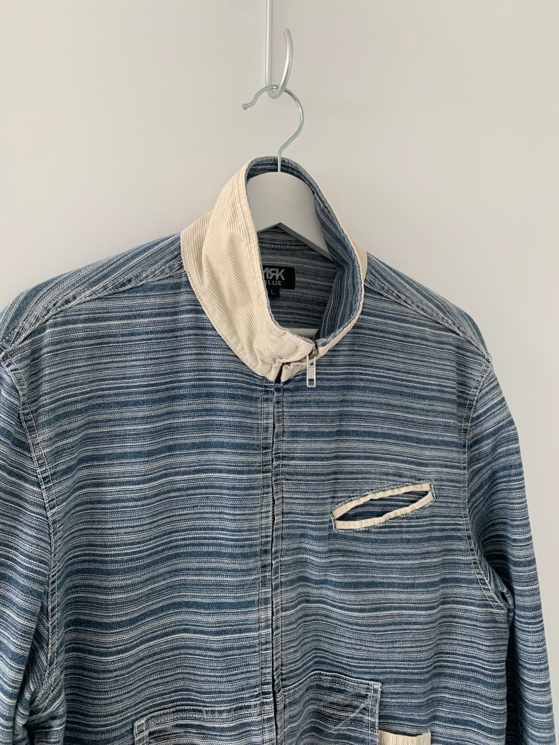 데님 하이넥 점퍼 상품이미지2