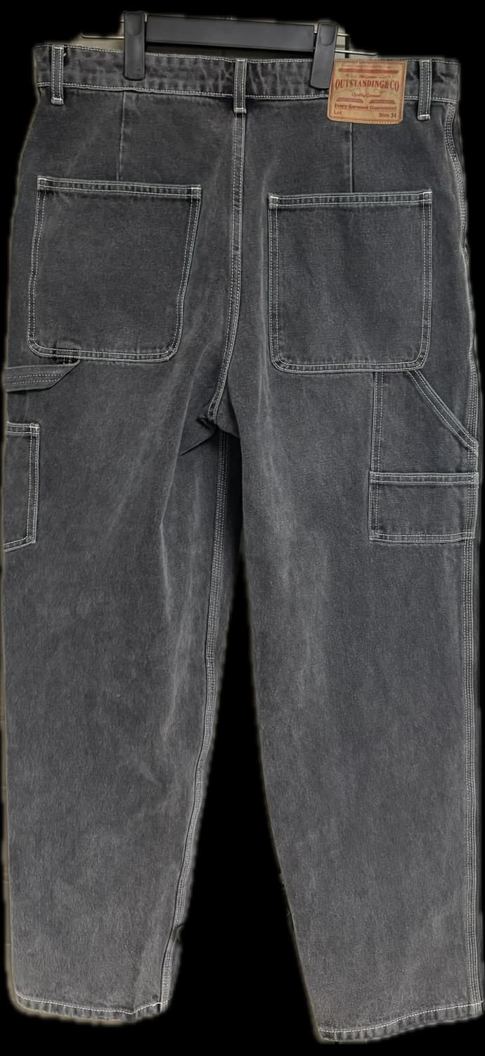 LOOSE FIT CARPENTER PANTS_BLACK DENIM L 상품이미지3