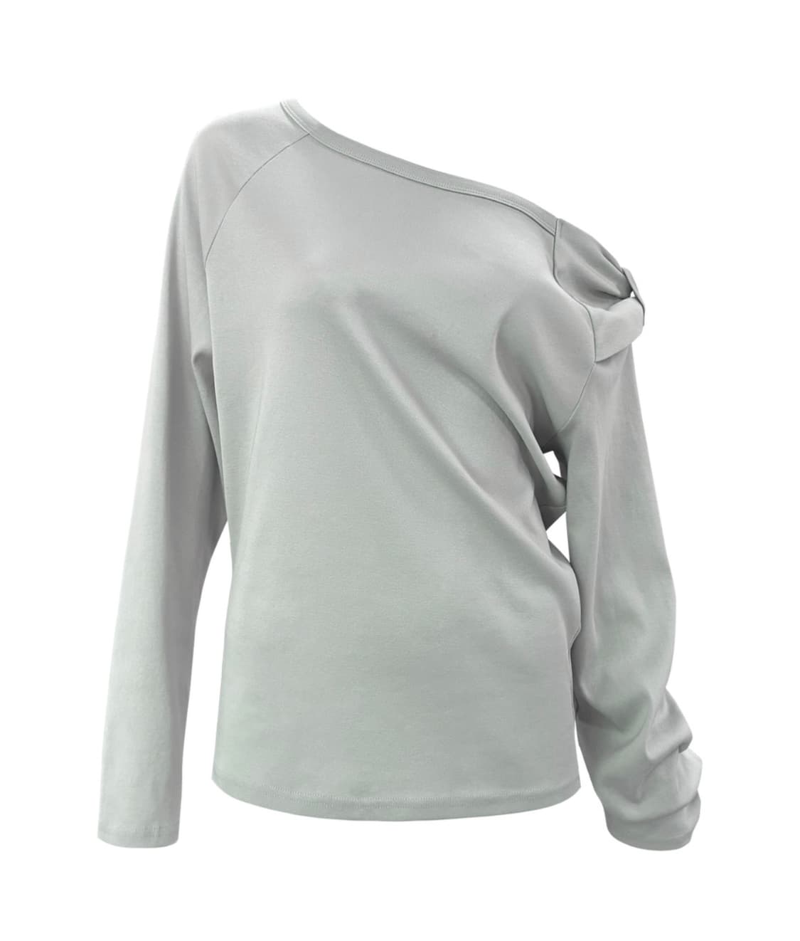 BOW ONE-SHOULDER LONG SLEEVE 상품이미지1