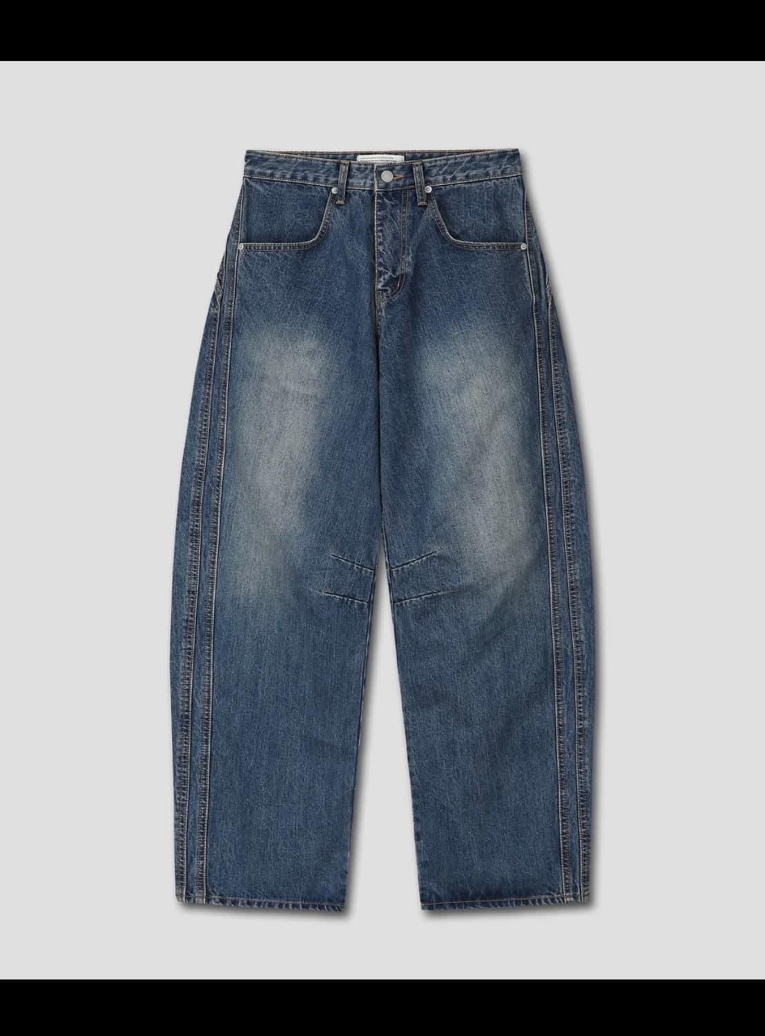 [1] 다이브인 와이드 커브드 데님 팬츠 상품이미지2