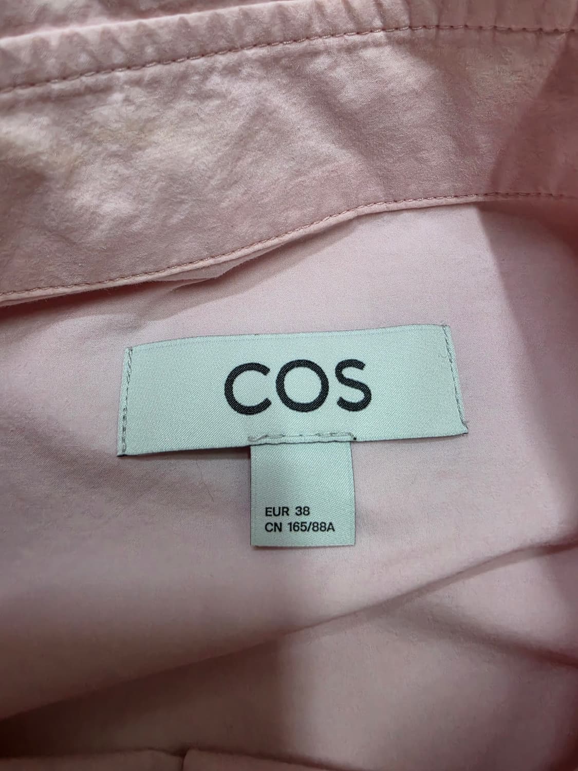 코스 핑크 오버핏 면셔츠 남방 상품이미지5