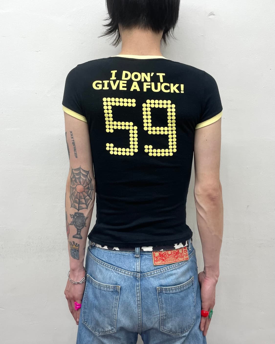 I DON'T GIVE A FUCK UP! T-shirt 상품이미지2