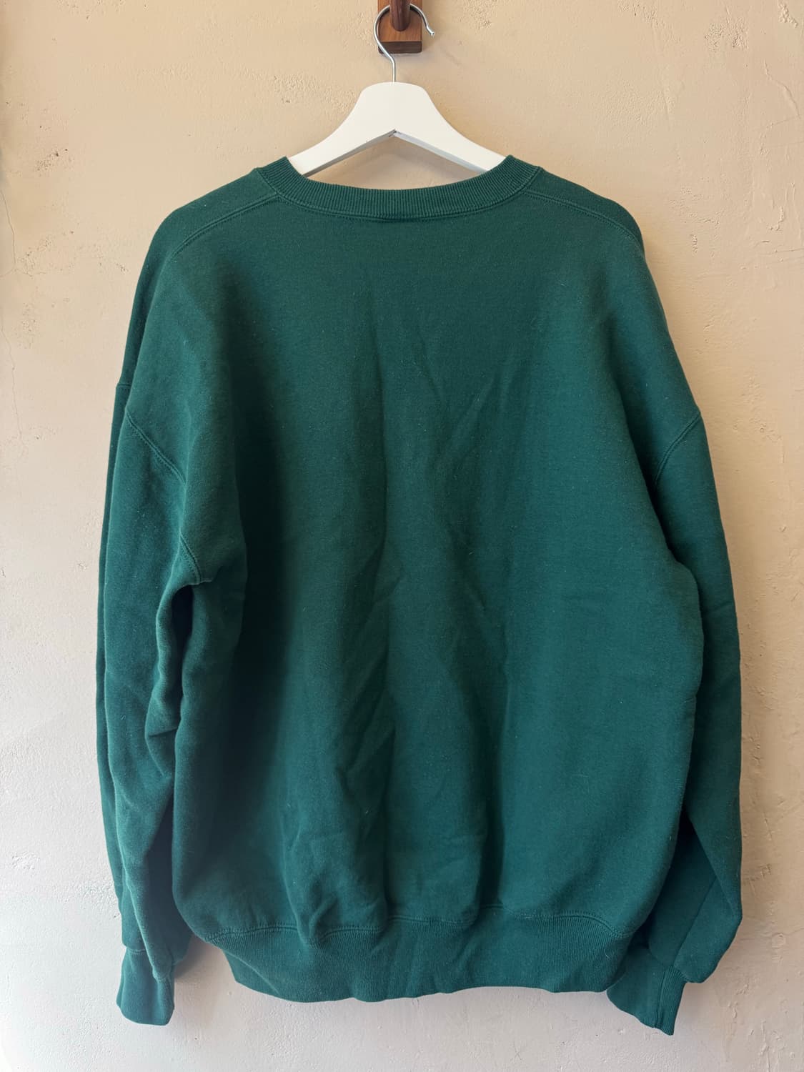 90s usa 러셀 플레인 스웻 그린 xl 상품이미지3