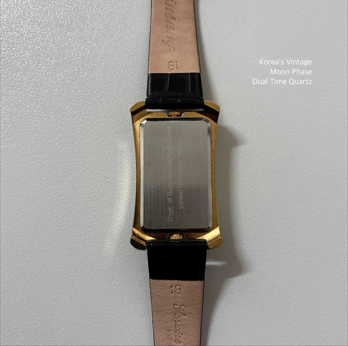 Vintage Dual Time Moon Phase Quartz 상품이미지6